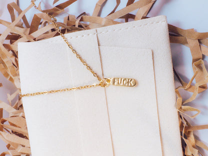 F*ck Pendant Necklace