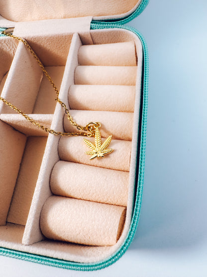 Cannabis Leaf Necklace