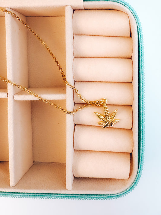 Cannabis Leaf Necklace
