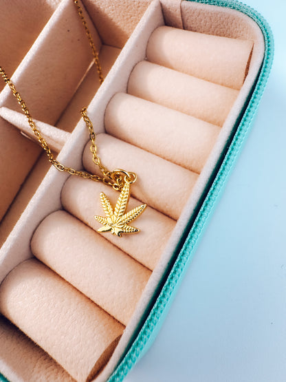 Cannabis Leaf Necklace