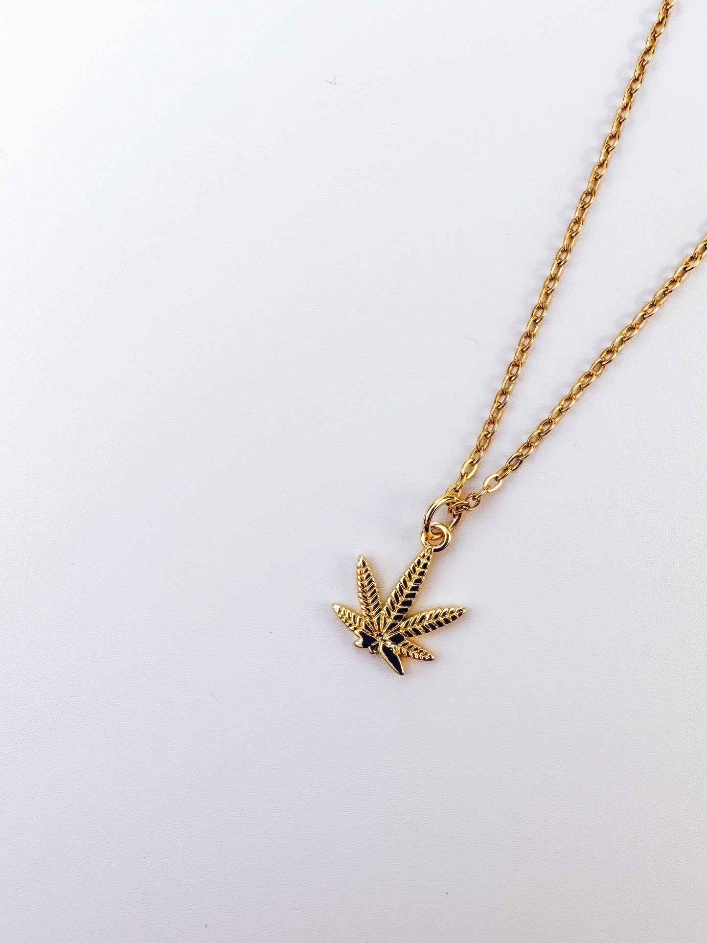 Cannabis Leaf Necklace