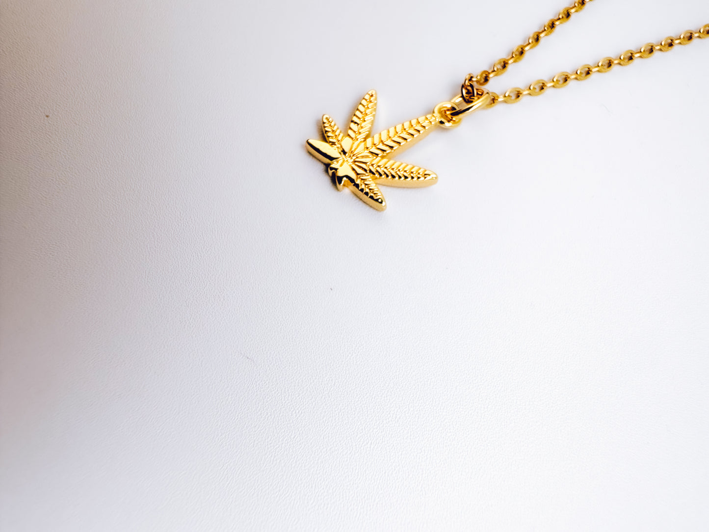 Cannabis Leaf Necklace