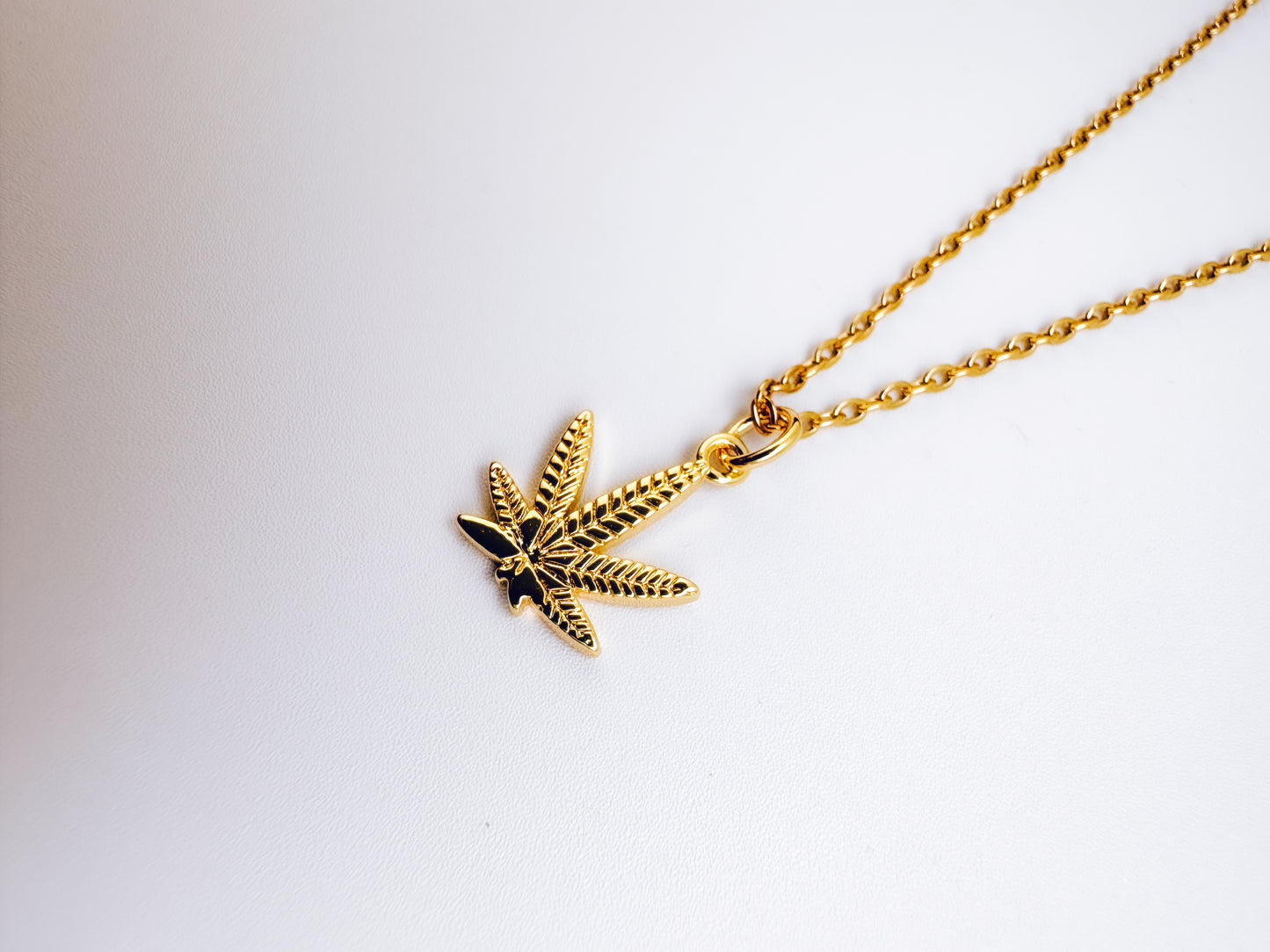 Cannabis Leaf Necklace