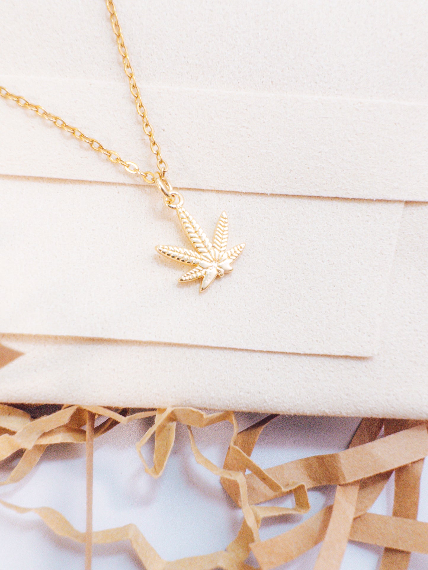 Cannabis Leaf Necklace