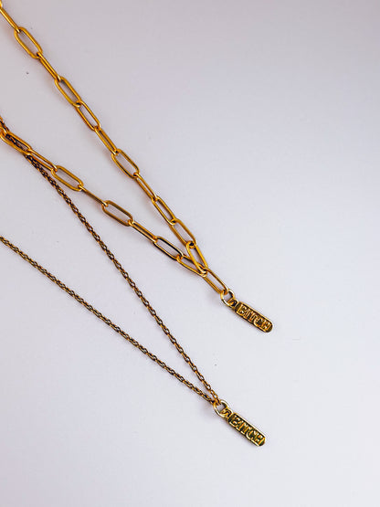 B*tch Pendant Necklace