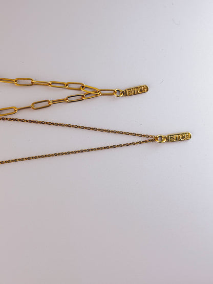 B*tch Pendant Necklace
