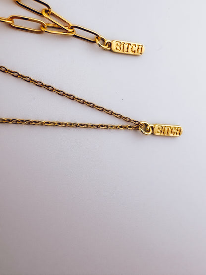 B*tch Pendant Necklace