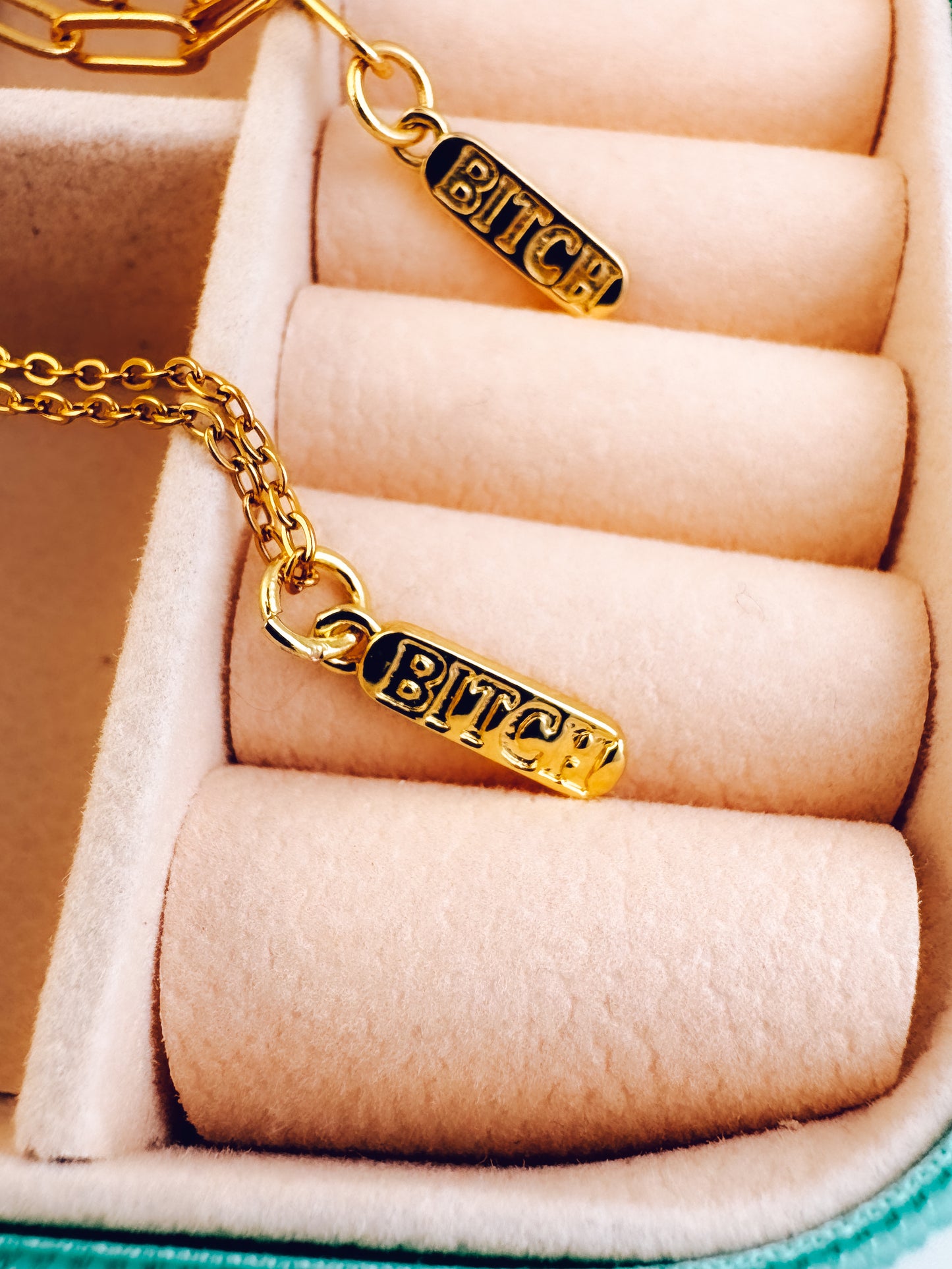 B*tch Pendant Necklace