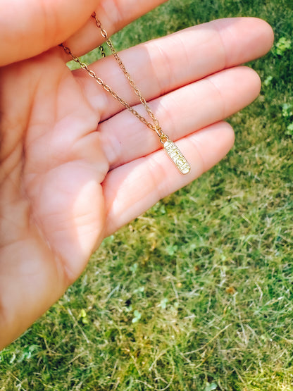 B*tch Pendant Necklace