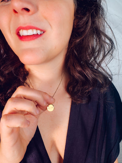 Dainty "F*ck Off" Necklace