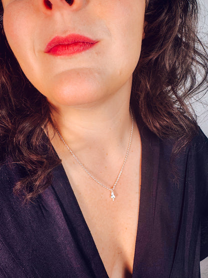 Middle Finger Pendant Necklace