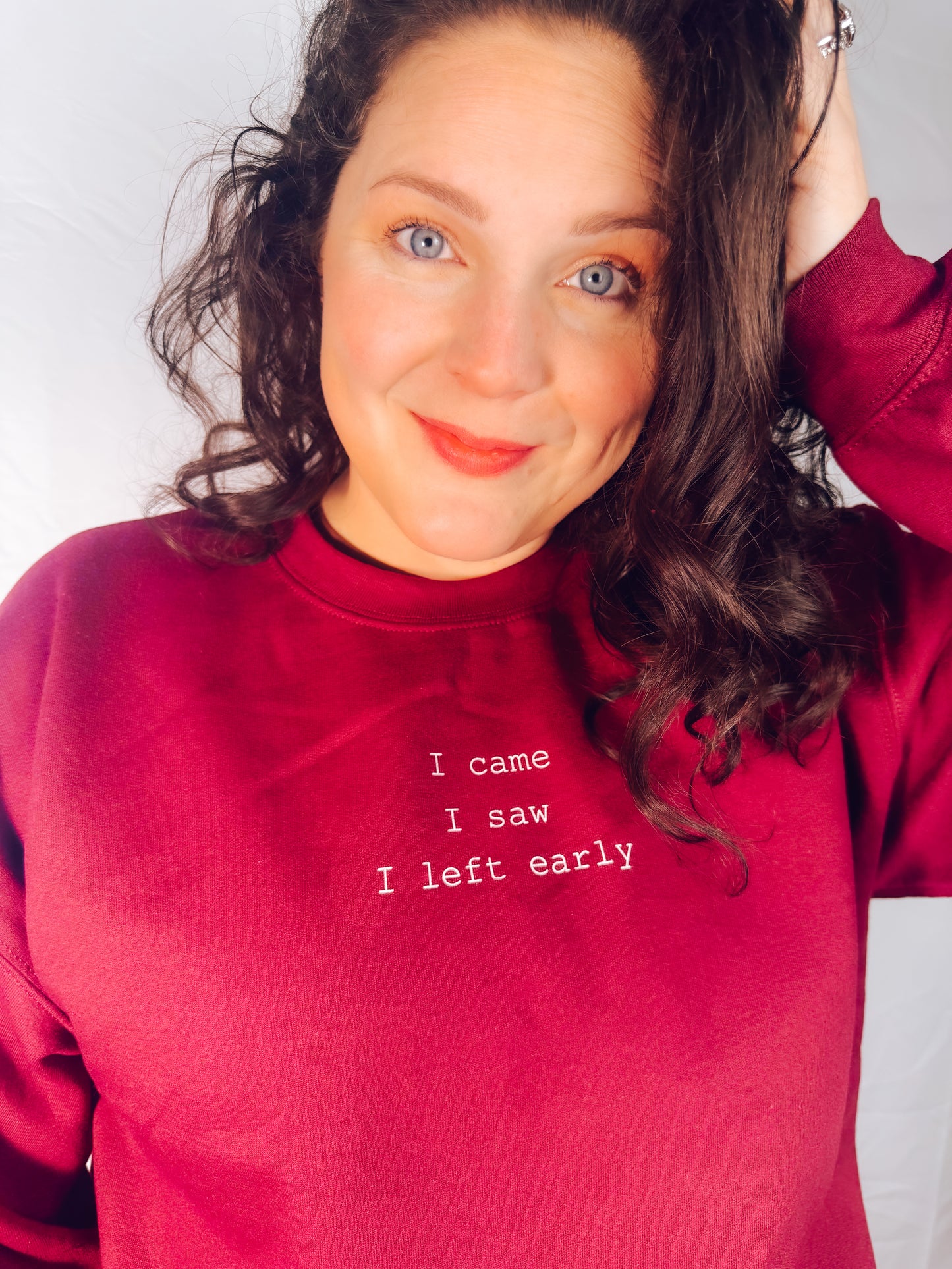I came, I saw, I left early Sweatshirt