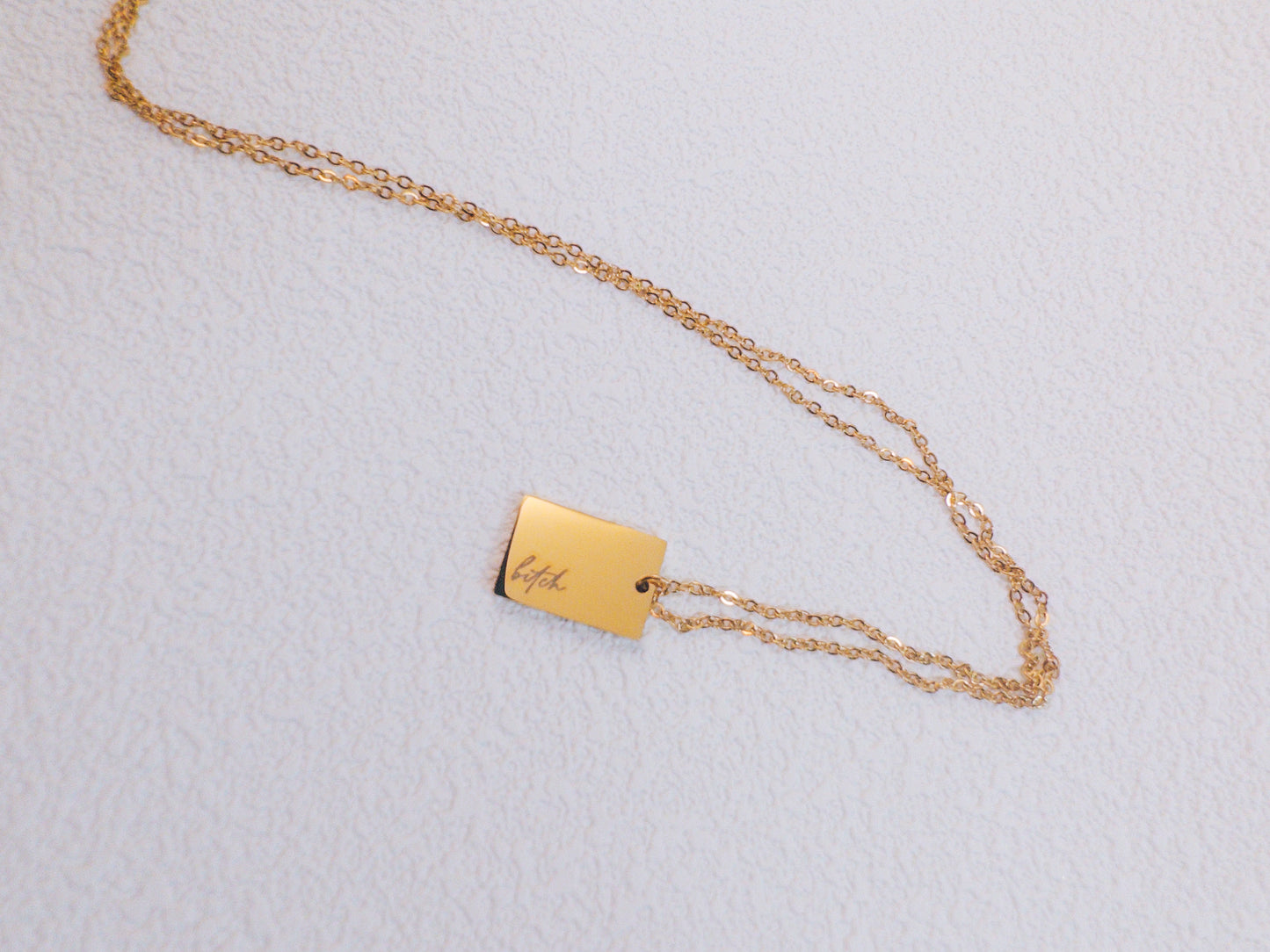 Dainty Bitch Necklace