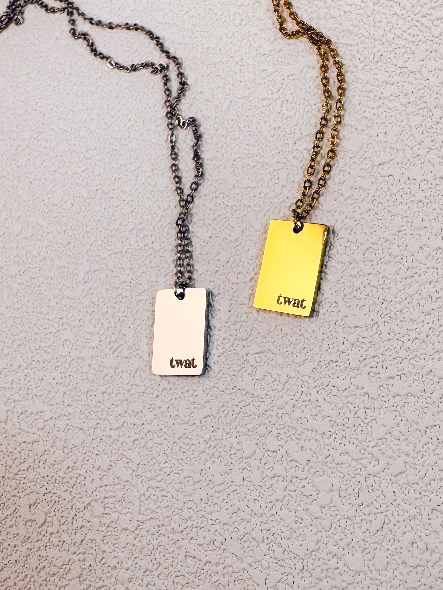 Bold Twat Necklace