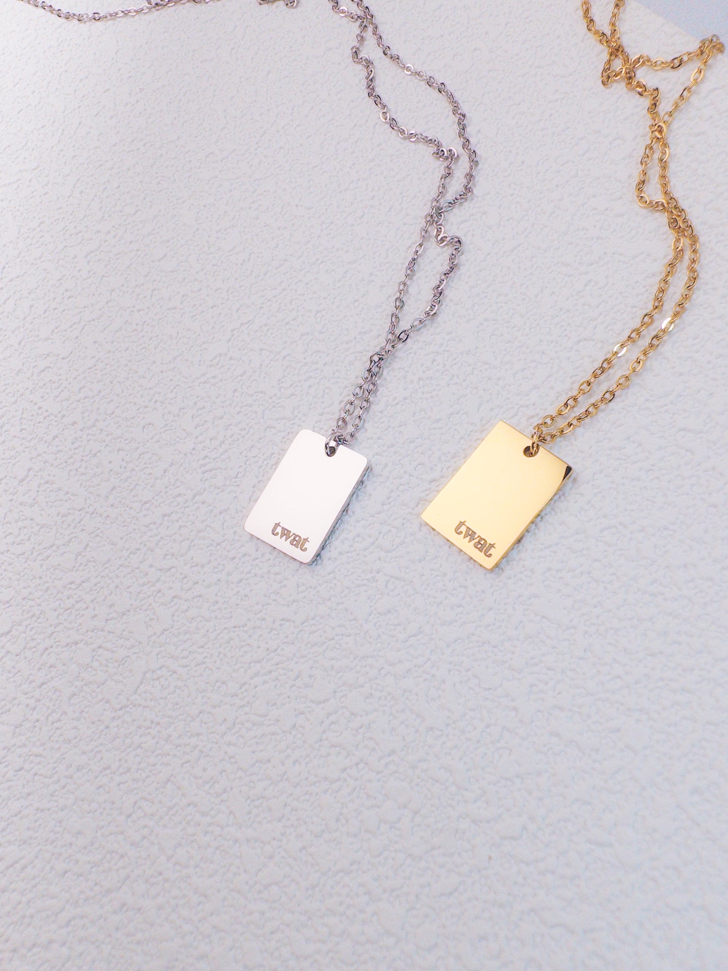 Bold Twat Necklace