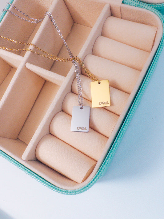 Bold Twat Necklace