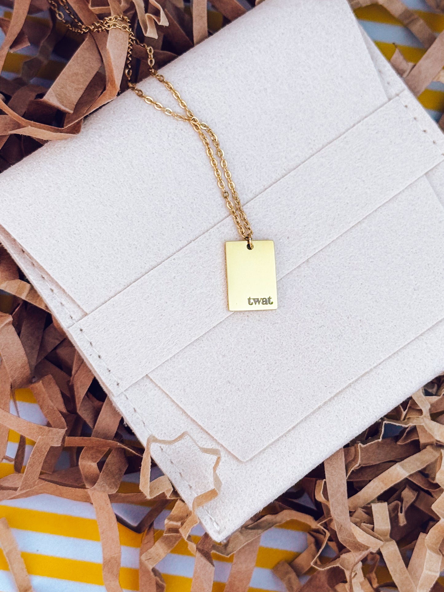 Bold Twat Necklace