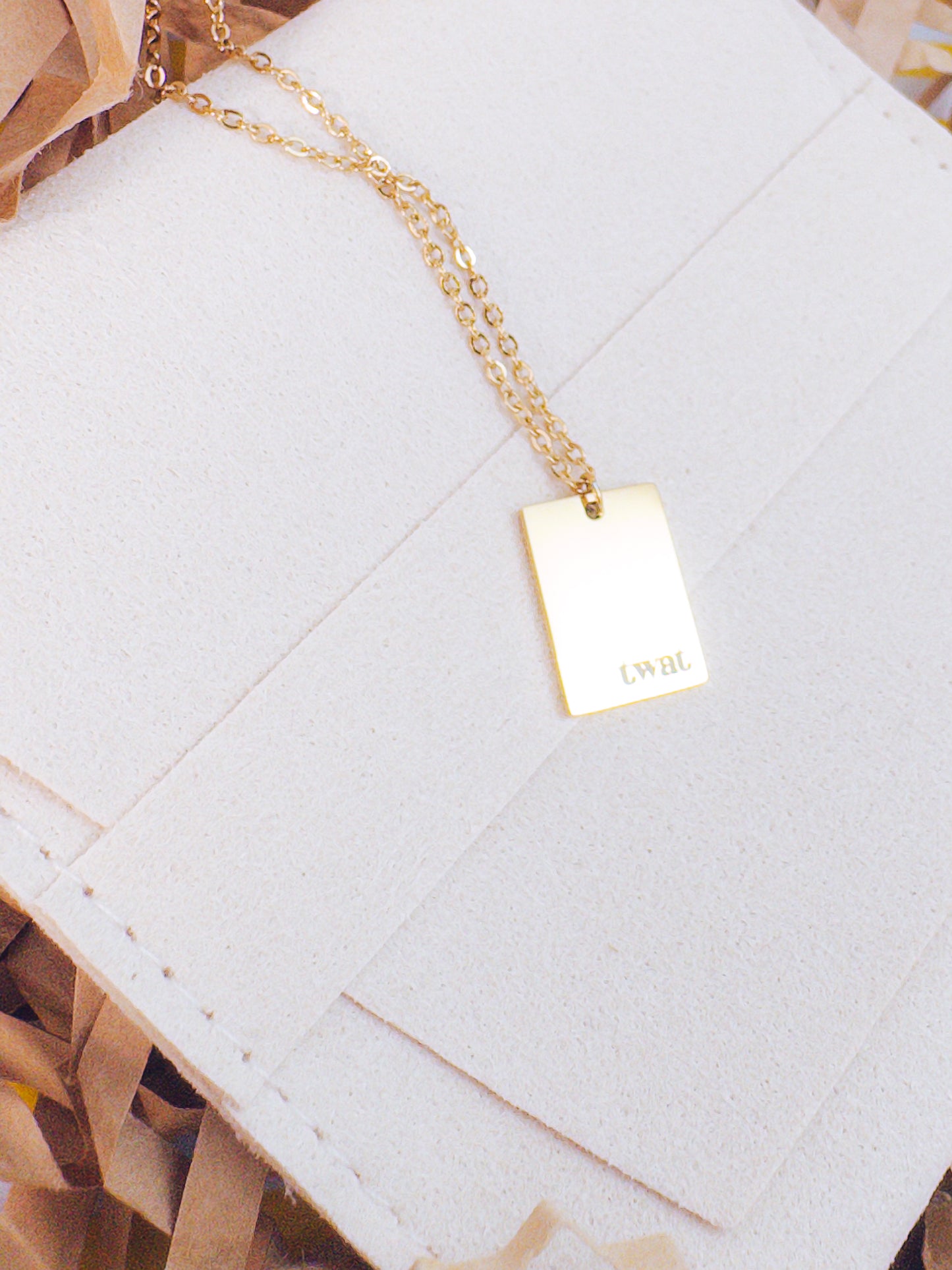 Bold Twat Necklace