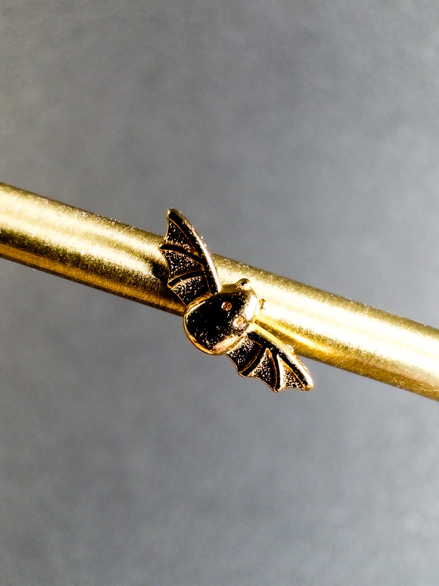 Tiny Bat Stud Earrings