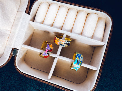 Color Me Adjustable Enamel Ring