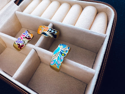 Color Me Adjustable Enamel Ring