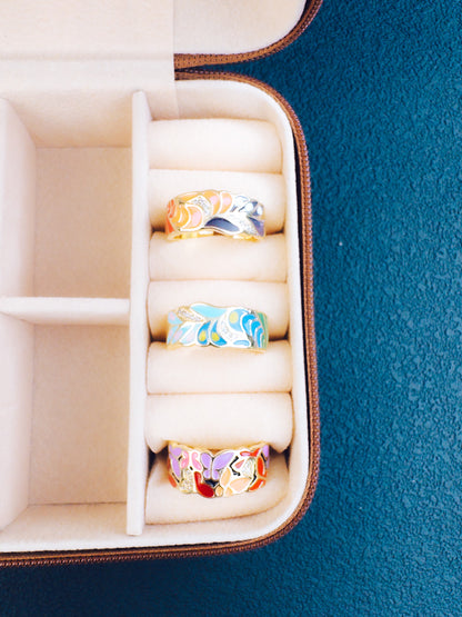 Color Me Adjustable Enamel Ring