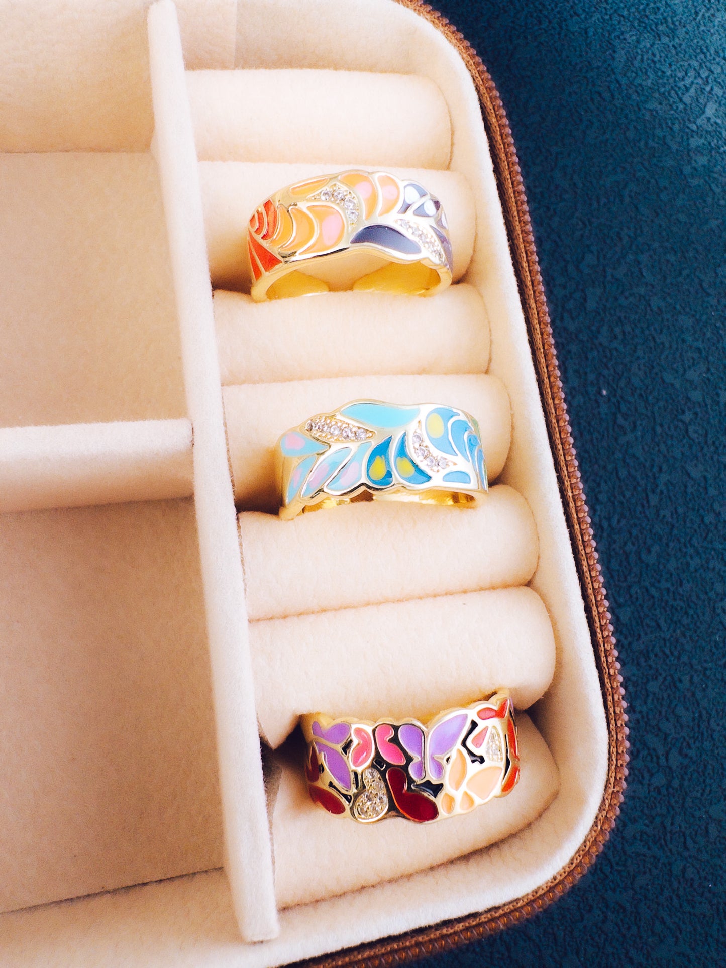 Color Me Adjustable Enamel Ring