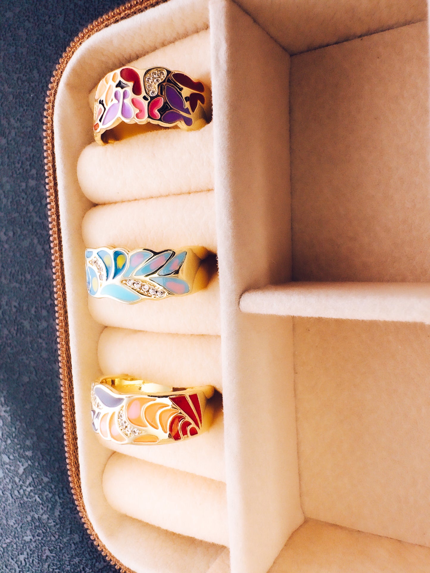 Color Me Adjustable Enamel Ring