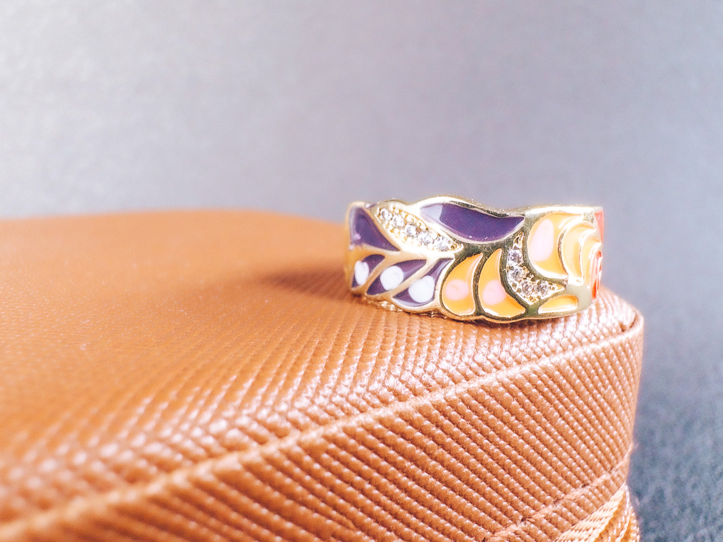 Color Me Adjustable Enamel Ring