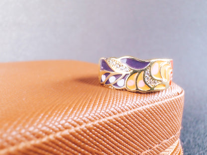 Color Me Adjustable Enamel Ring