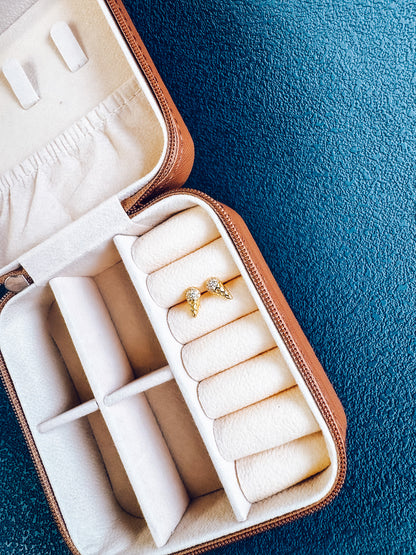 18K Gold Ice Cream Cone Studs