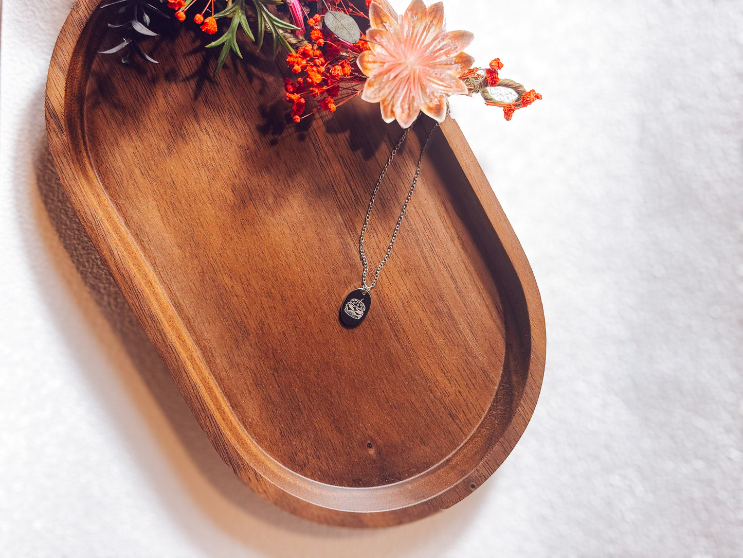 Tiny Hamburger Necklace