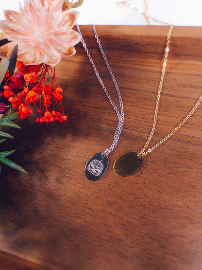 Tiny Hamburger Necklace