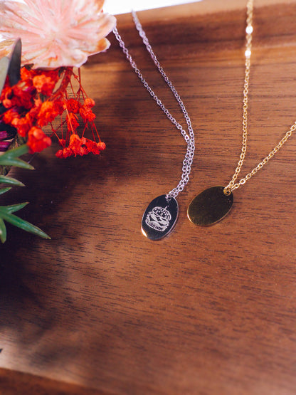 Tiny Hamburger Necklace