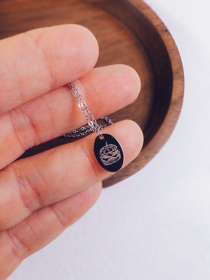 Tiny Hamburger Necklace