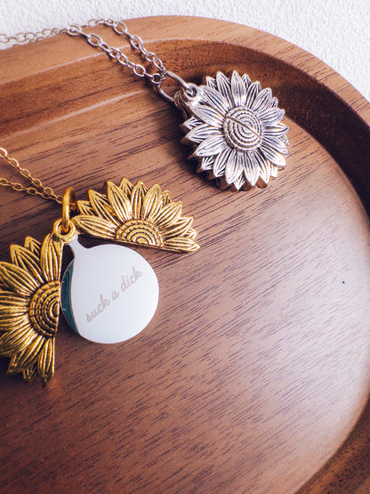 Suck a D*ck Hidden Message Necklace