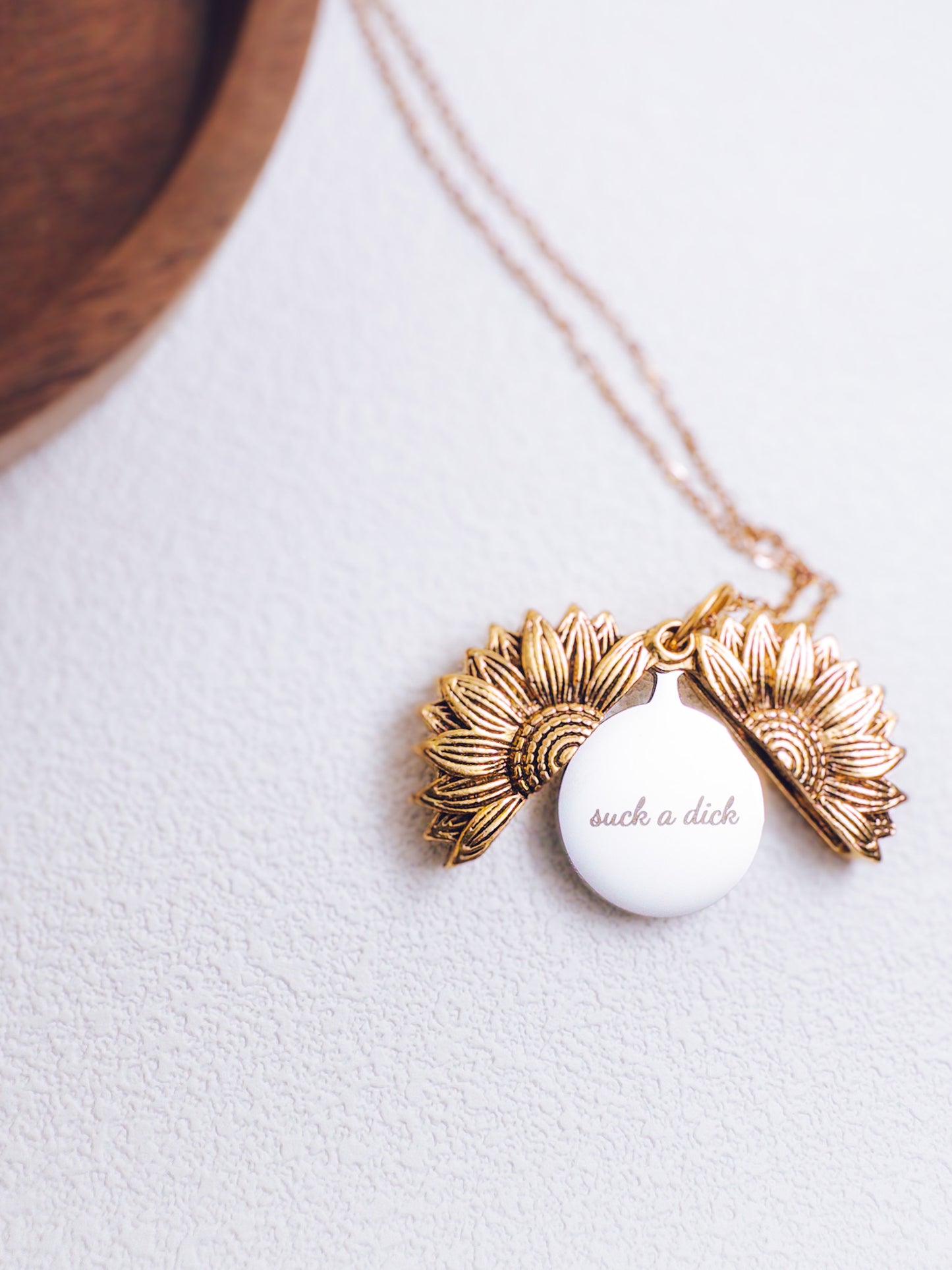Suck a D*ck Hidden Message Necklace