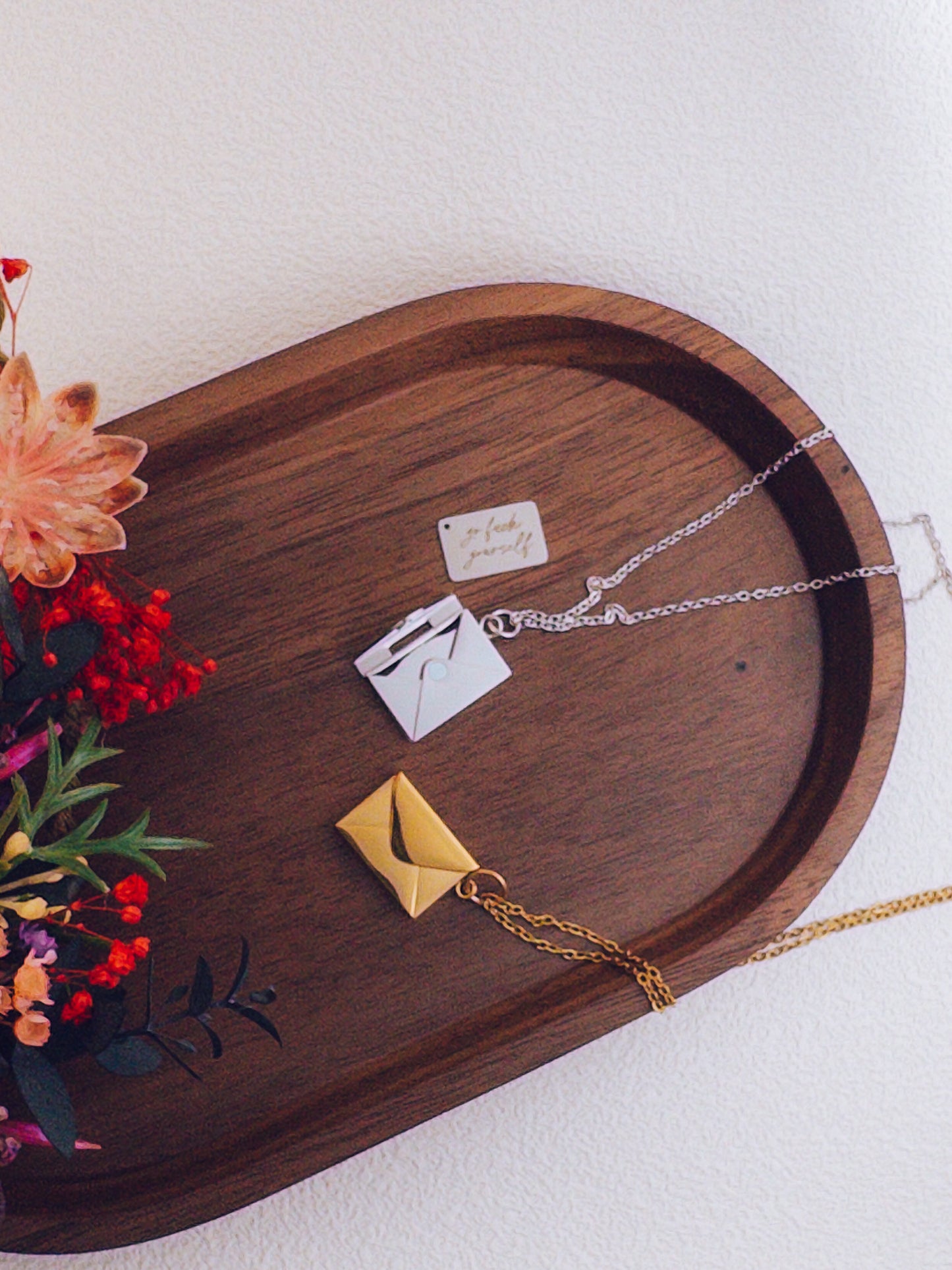 Go Fuck Yourself Necklace – Hidden Message Envelope Pendant