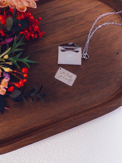 Go Fuck Yourself Necklace – Hidden Message Envelope Pendant
