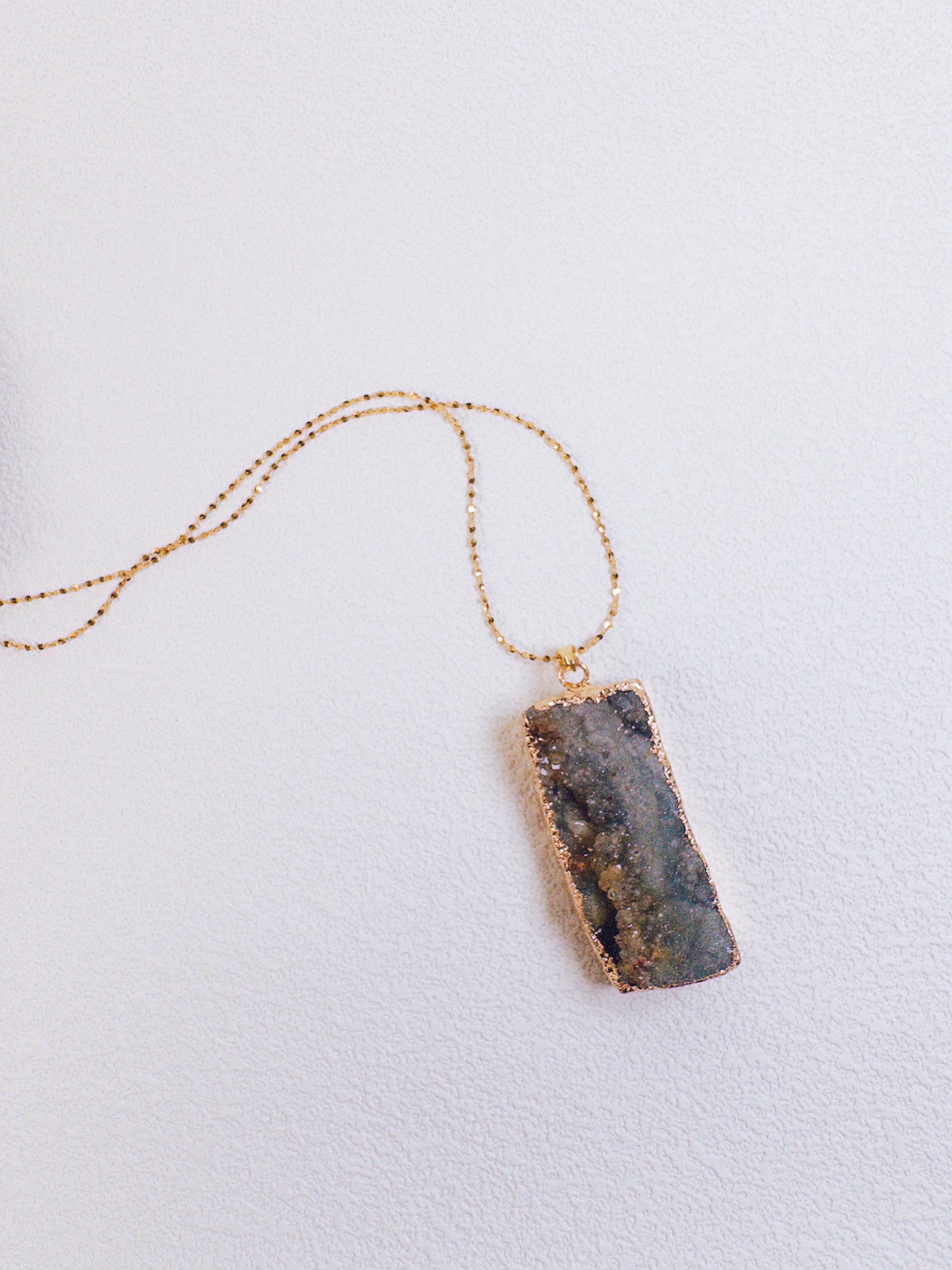 Natural Geode Slice Necklace