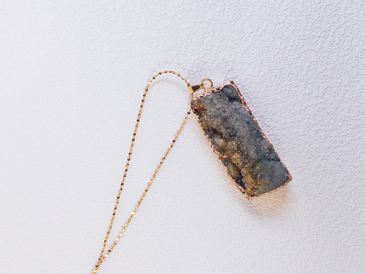 Natural Geode Slice Necklace