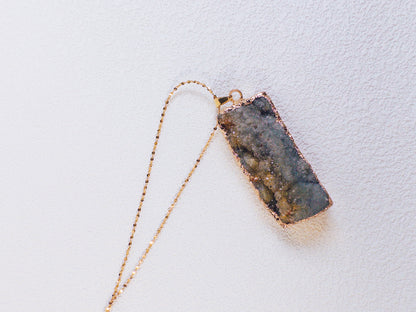 Natural Geode Slice Necklace