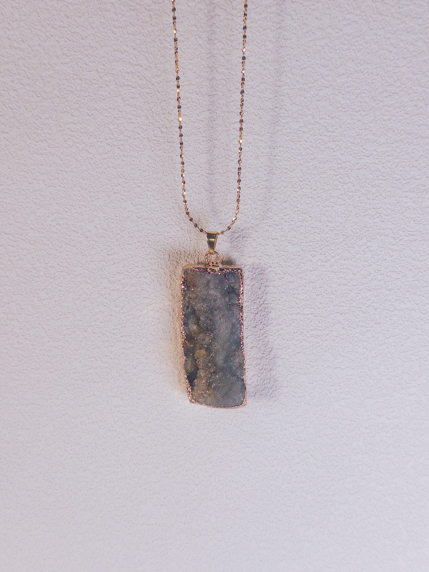 Natural Geode Slice Necklace