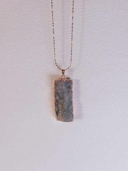 Natural Geode Slice Necklace