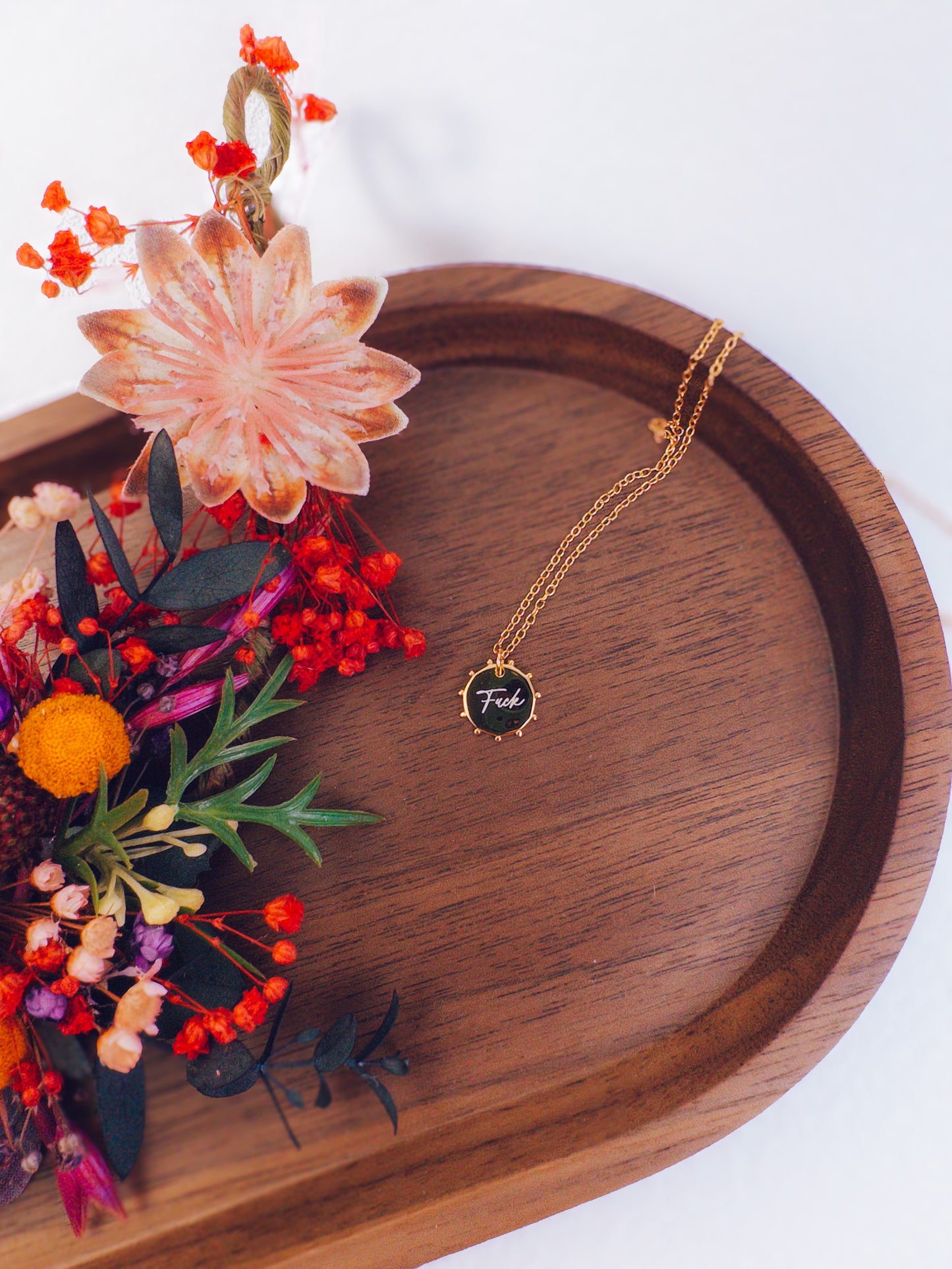 Fuck Necklace – 18K Gold Plated Sterling Silver