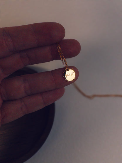 Fuck You Necklace - 18K Gold Plated Sterling Silver