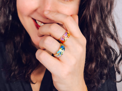 Color Me Adjustable Enamel Ring
