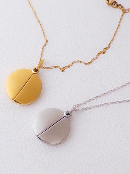 Kindly F*ck Off Hidden Message Necklace