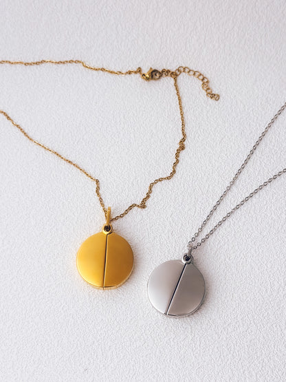 Kindly F*ck Off Hidden Message Necklace