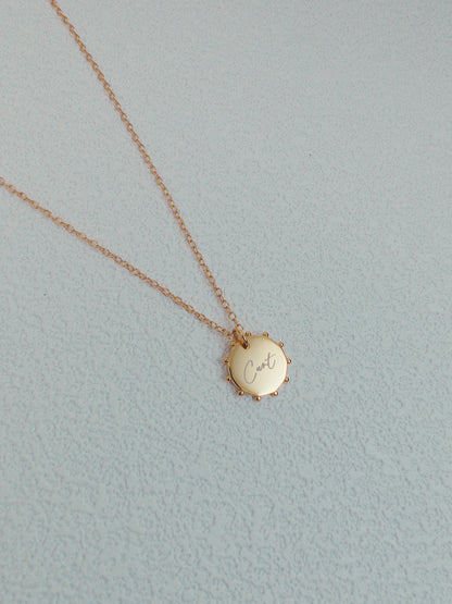 Cunt Necklace - 18k Gold Plated 925 Sterling Silver